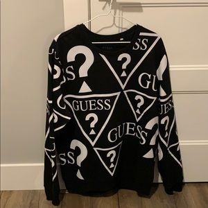 Guess Los Angeles Men’s XL Black Crewneck
